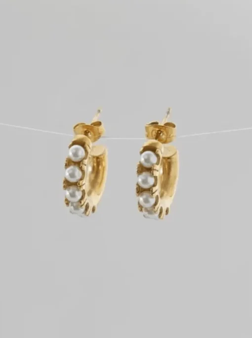 AND COPENHAGEN Esme Perle Hoops