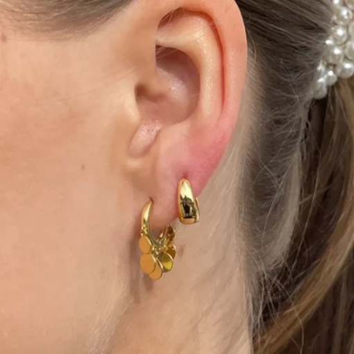 AND COPENHAGEN Small Chunky Hoops