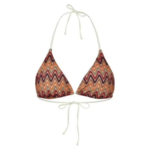 BECK SÖNDERGAARD Amber Bikini Top Orange Rose