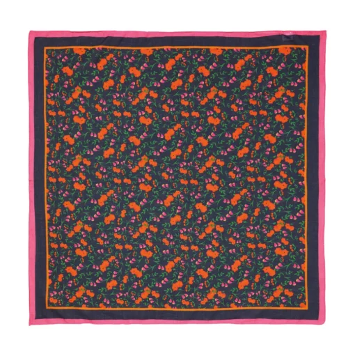 BECK SÖNDERGAARD Amelia Cotta Scarf Navy Blazer