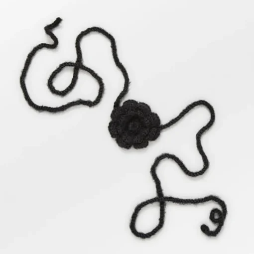 BECK SÖNDERGAARD Buttercup Knit Choker Black