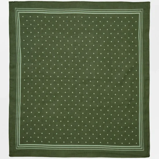 BECK SÖNDERGAARD Devi Cotta Scarf Kombu Green