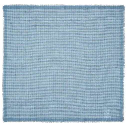 BECK SÖNDERGAARD Gingham Wica Scarf Coronet Blue
