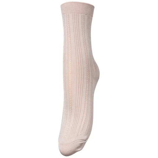 BECK SÖNDERGAARD Glitter Drake Sock Sand Dollar