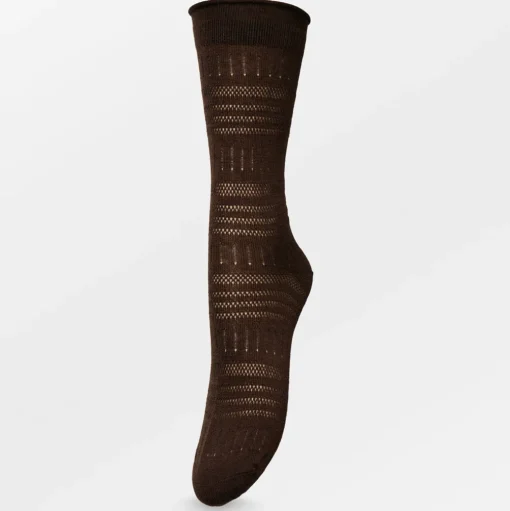 BECK SÖNDERGAARD Lucretia Wola Sock Hot Fudge Brown