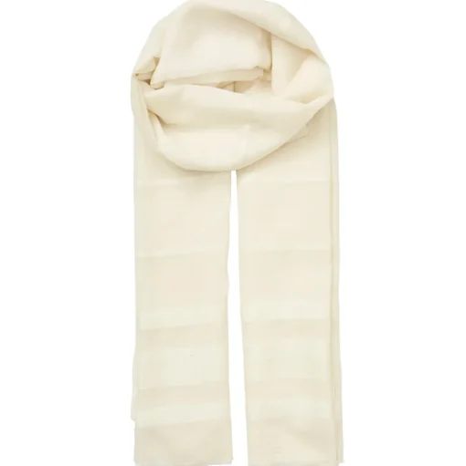 BECK SÖNDERGAARD Milena Cowo Scarf Birch White