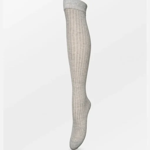 BECK SÖNDERGAARD Uma Knee Sock Light Grey
