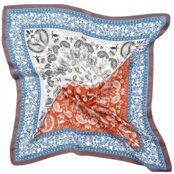BELLA BALOU Mary Grey Scarf Grey Blue