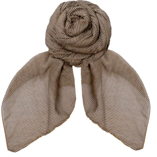 BLACK COLOUR Bcpega Striped Scarf Latte