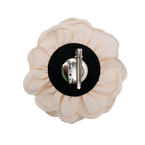 BLACK COLOUR Bcvilla Mega Flower Broch Creme