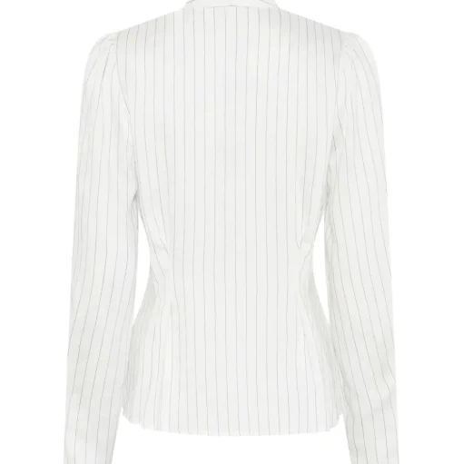 BRUUNS BAZAAR Amaranth Zea Shirt White Stripe