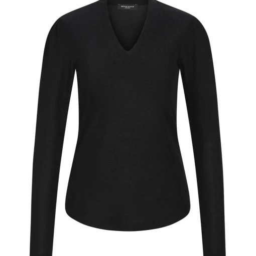 BRUUNS BAZAAR Comfrey Avalon Blouse Black