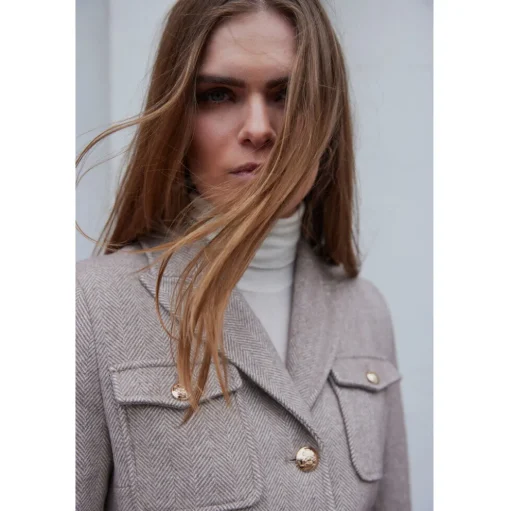 BRUUNS BAZAAR Scarlet Baki Jacket Falllen Rock
