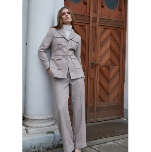BRUUNS BAZAAR Scarlet Baki Jacket Falllen Rock