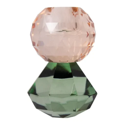 C'EST BON Lysestage 301.960.95 Fersken Oliven 10x6 cm.