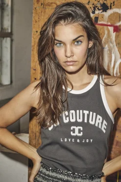 CO' COUTURE Edge Tank Top 156 Grå