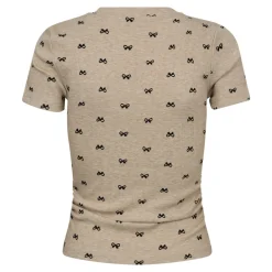 CO' COUTURE Ritchie Ribbon Tee Bone