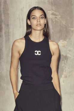 CO' COUTURE Sahara Tank Top Sort