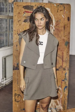 CO' COUTURE Sahara Tank Top Hvid