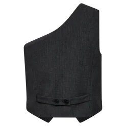 CO' COUTURE Vida Asym Tailor Vest Grå