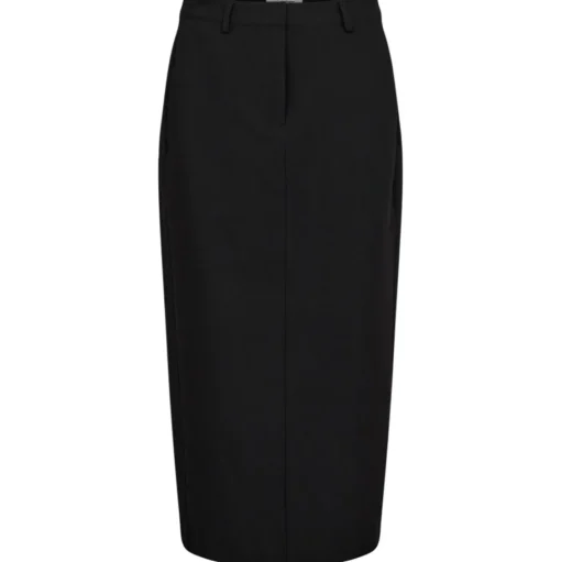 CO' COUTURE Vola Floor Pencil Skirt Black