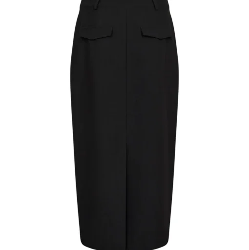 CO' COUTURE Vola Floor Pencil Skirt Black