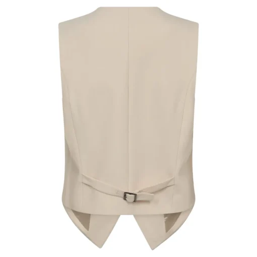 CO' COUTURE Vola Wrap Vest Bone