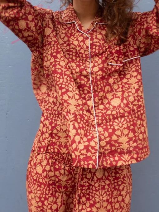 CRAFT SISTERS Pyjamas Ruby Red