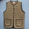 CRAFT SISTERS Quilted Waistcoat Army