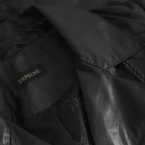 DEPECHE Brenda Skindjakke Sort
