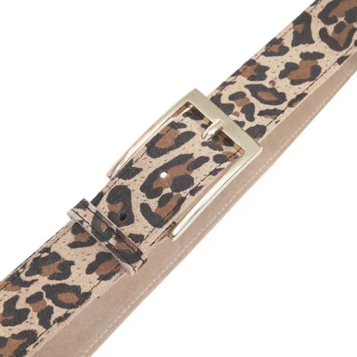 DEPECHE Læderbælte 16380 Leopard