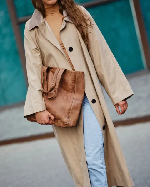 DEPECHE Shopper Chestnut
