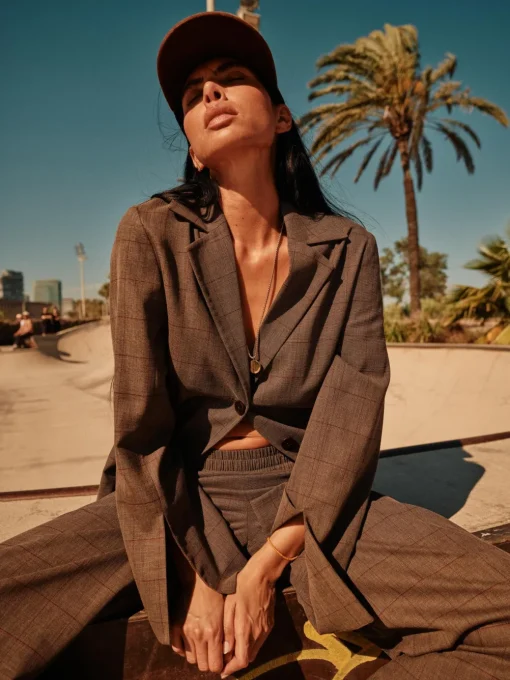 HEYANNO Wonder Drape Blazer Bungee Cord