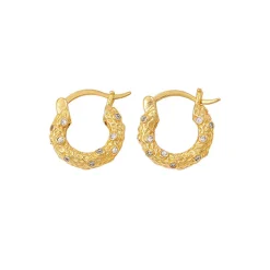 HULTQUIST COPENHAGEN Celeste White Hoops