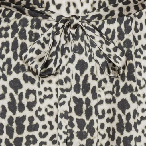KARMAMIA Jean Dress Nude Leopard