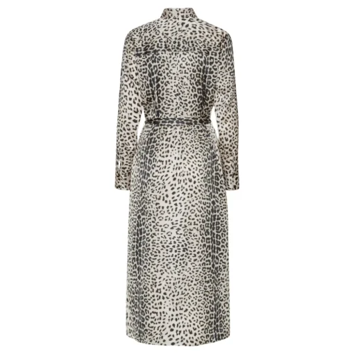 KARMAMIA Jean Dress Nude Leopard