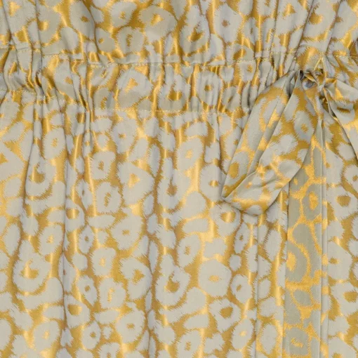 KARMAMIA Layla Dress Gold Leo Silk