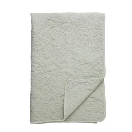 LENE BJERRE Isabelle Throw Plaid 170 cm Sage