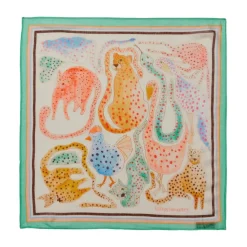 LOLLYS LAUNDRY Animal Small Scarf Multi