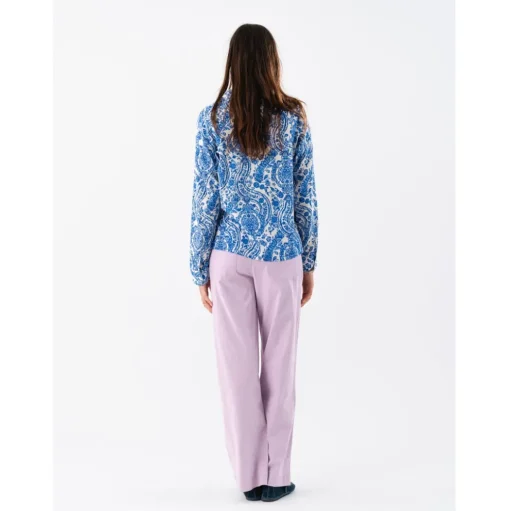 LOLLYS LAUNDRY Chloe Shirt LS Blue