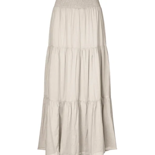 LOLLYS LAUNDRY Diamond Maxi Skirt Creme