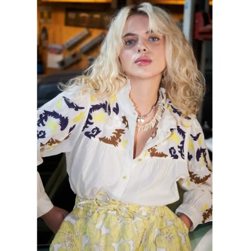 LOLLYS LAUNDRY Fenga Shirt White