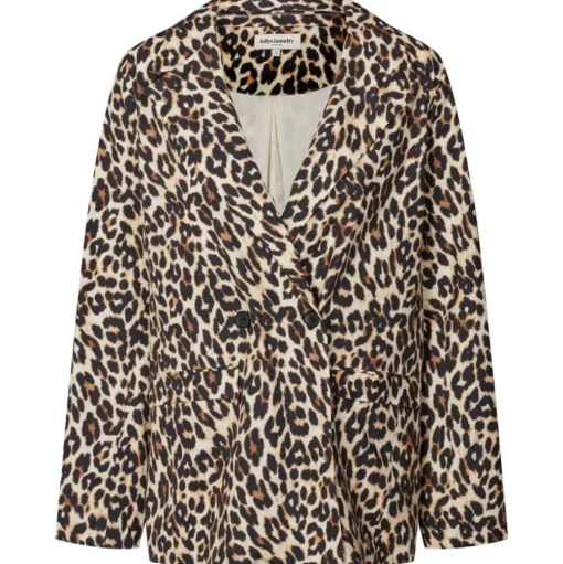 LOLLYS LAUNDRY Jolie Blazer Leo Print