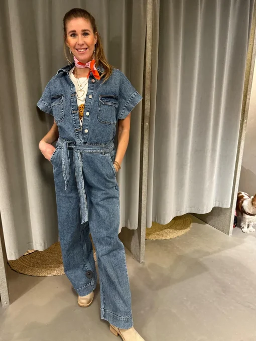 LOLLYS LAUNDRY Mathilde Jumpsuit Blue