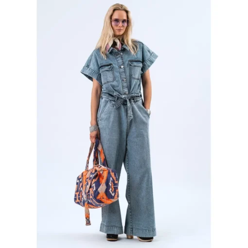 LOLLYS LAUNDRY Mathilde Jumpsuit Blue