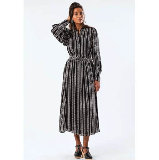 LOLLYS LAUNDRY Roral Shirt Sort