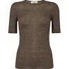 MOS MOSH Bouch Rib Knit Chocolate