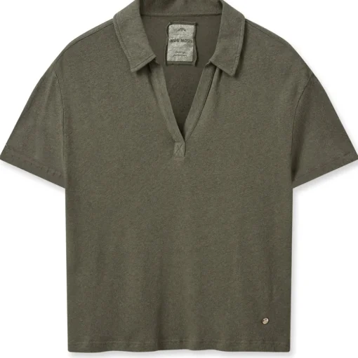 MOS MOSH Hay SS Polo Tee Olive