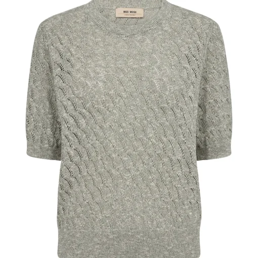 MOS MOSH Karin Marisol SS Linen Knit Shadow