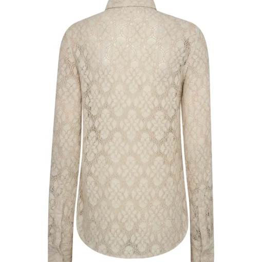 MOS MOSH Kether Lace Shirt Ecru